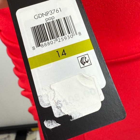 Guess V-Neck Asymmetrical Dress in Red Macy’s size 14 - Picture 5 of 7